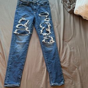 Womens American Eagle High Rise Jegging